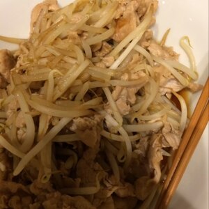 豚肉ともやしの焼肉おつまみ